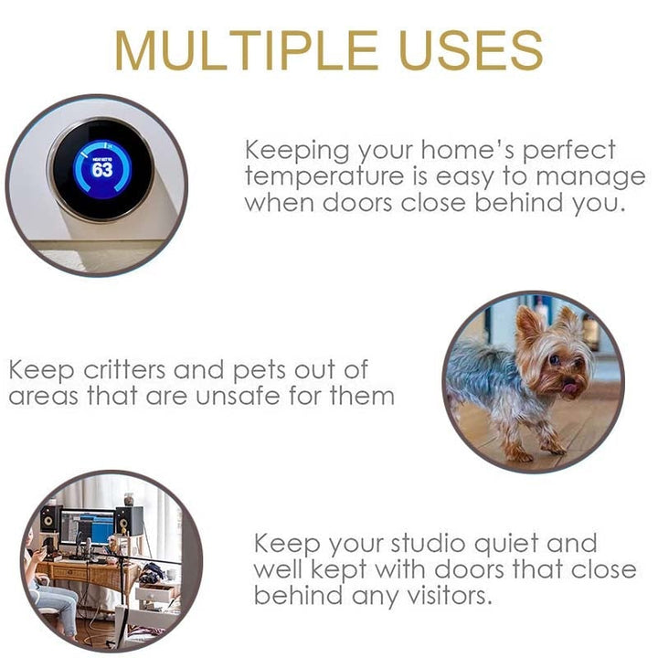 Lisslune | Multifunctional Spring Positioning Hinge Door Closer