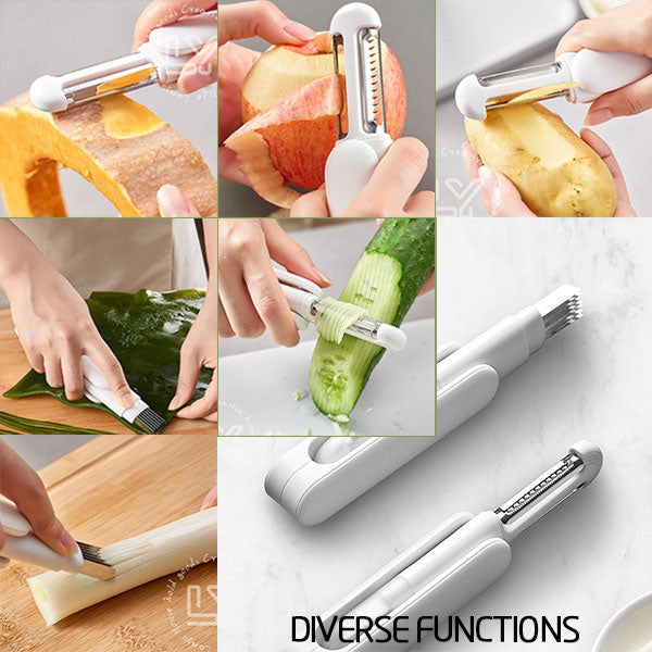 Lisslune | 3 in 1 Multifunctional Rotary Paring Knife