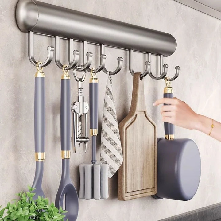 Lisslune | Kitchen hook rail - AluHook stainless steel