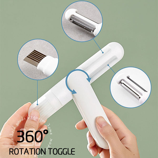 Lisslune | 3 in 1 Multifunctional Rotary Paring Knife