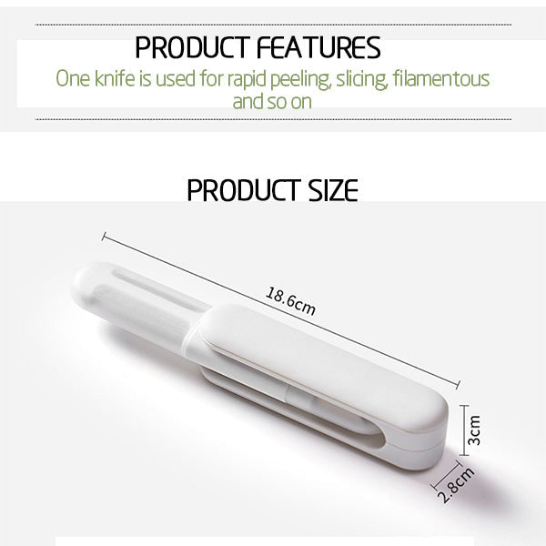 Lisslune | 3 in 1 Multifunctional Rotary Paring Knife