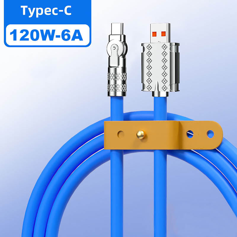 Lisslune | 180° Anti-Break Fast Charge Data Cable (120W)
