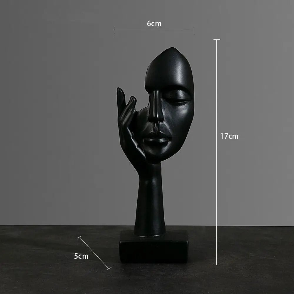 Lisslune | NordicMuse Abstract Face Sculpture