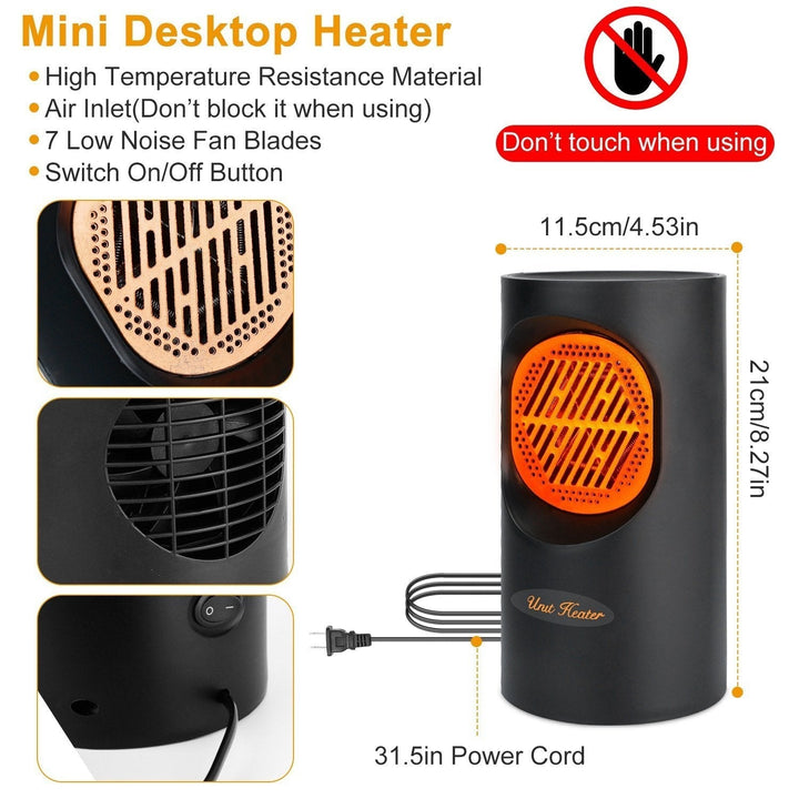 Lisslune | 300W Portable Electric Mini Heater
