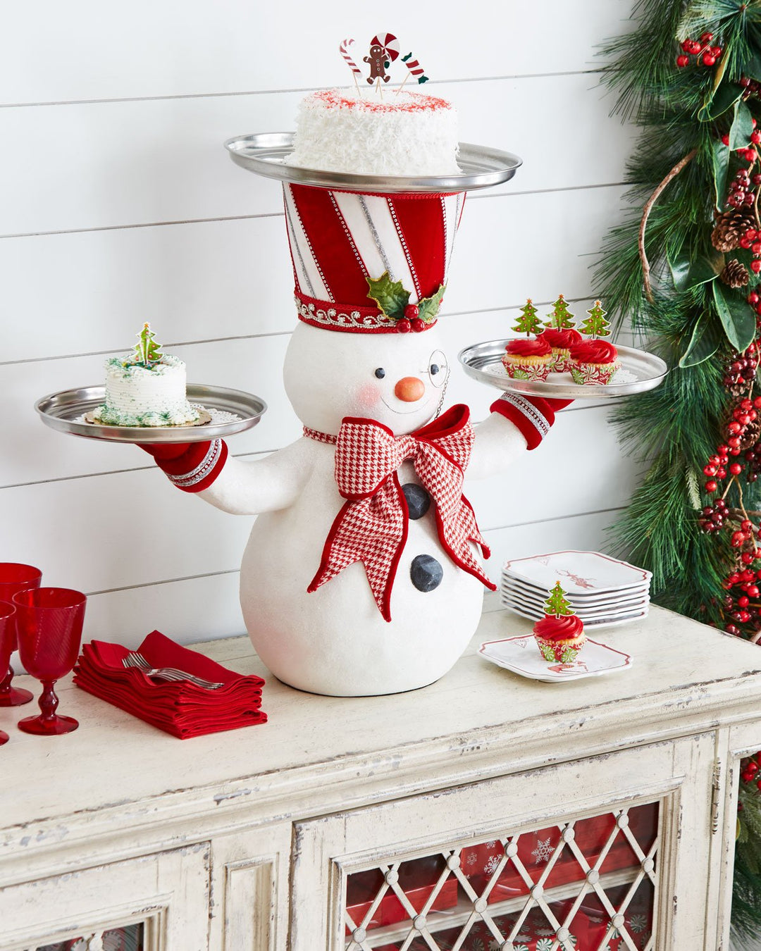 Lisslune | Christmas Snowman Treats Holder