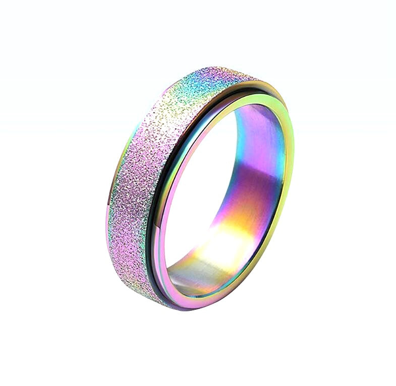 Lisslune | Rotating anxiety rings relieve stress for women and men