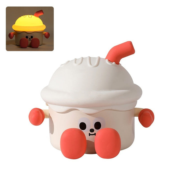 Lisslune | Ice Cream Night Light USB Charging Three-Level Dimming Nightstand Lamp