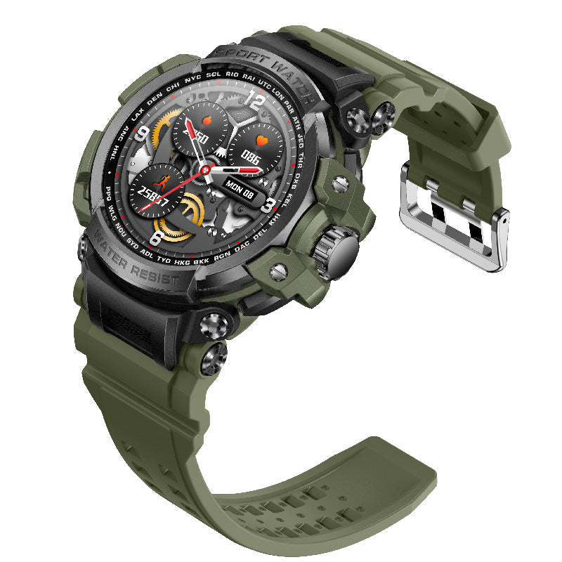 Lisslune | Indestructible Outdoor Sports Smartwatch With Heart Rate, Blood Oxygen, Call Reminder