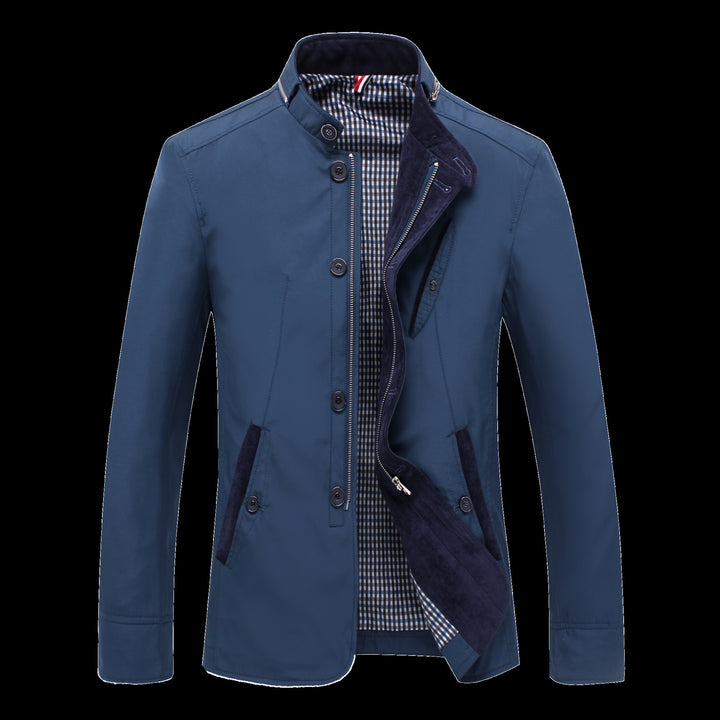 Men's elegant casual jacket with contrasting details Lisslune