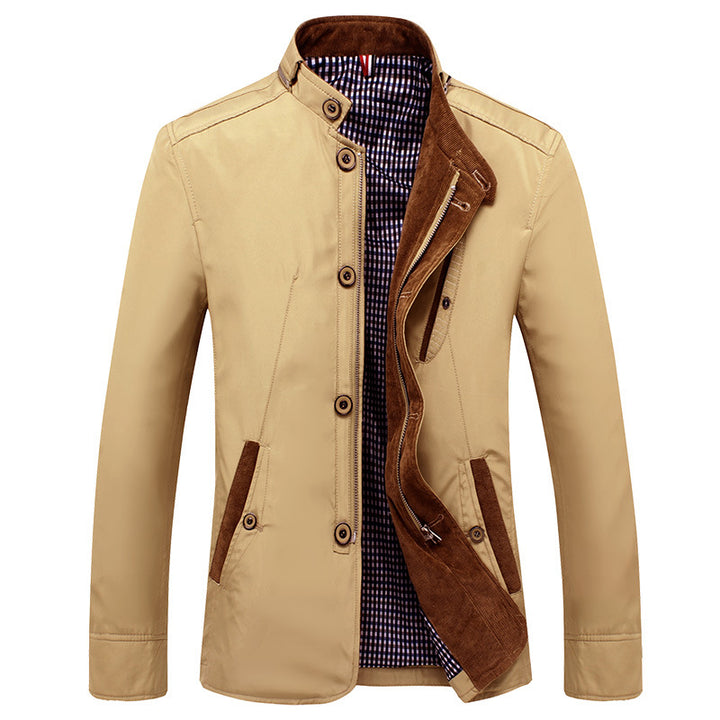 Men's elegant casual jacket with contrasting details Lisslune