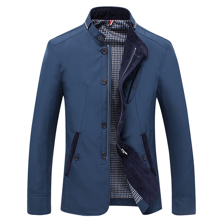 Men's elegant casual jacket with contrasting details Lisslune