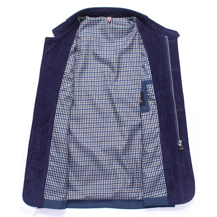 Men's elegant casual jacket with contrasting details Lisslune
