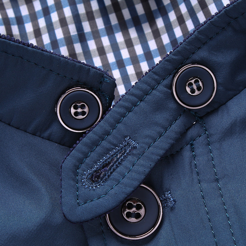 Men's elegant casual jacket with contrasting details Lisslune