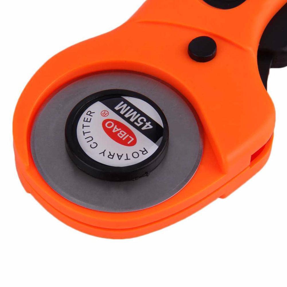 Lisslune | Ultimate 45mm stainless steel rotary cutter for seamless fabric precision