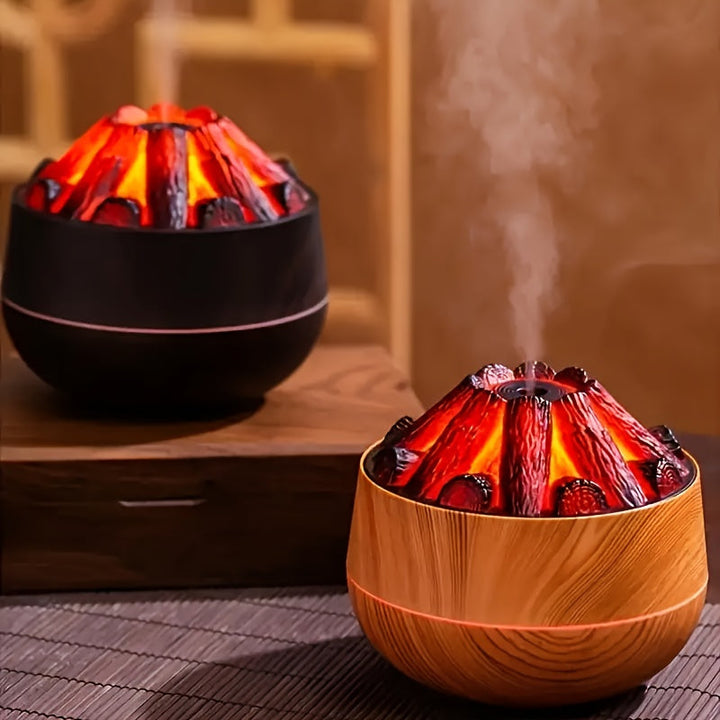Lisslune | Fire Diffuser - Mini simulated charcoal fire air humidifier with realistic flame effect