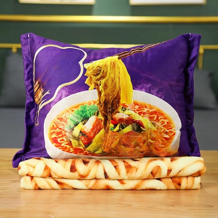 Lisslune | Comfort Food Noodle Snuggle Throw Blanket