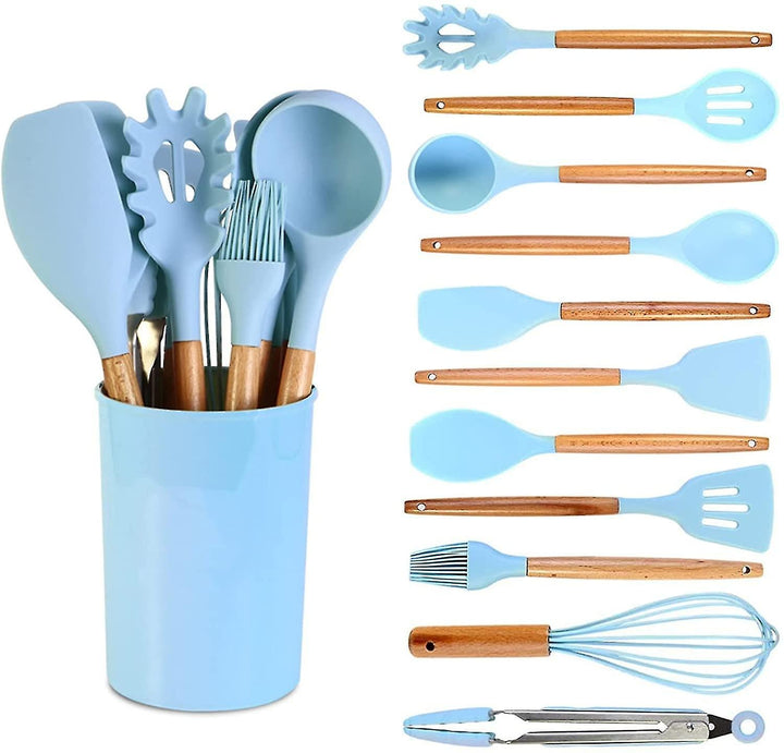 Lisslune | 12-piece Silicone Cookware Set