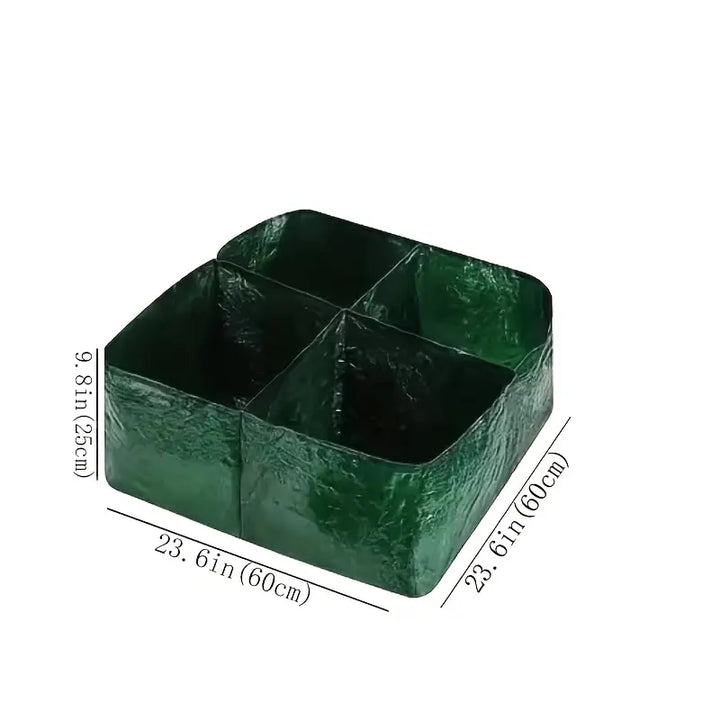 Lisslune | Planting bag with multiple compartments – Robust garden storage for plants and herbs