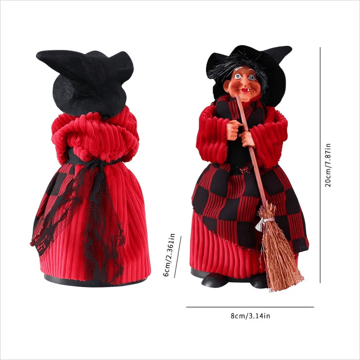 Lisslune | Halloween Witch Doll Statue Decor Desktop
