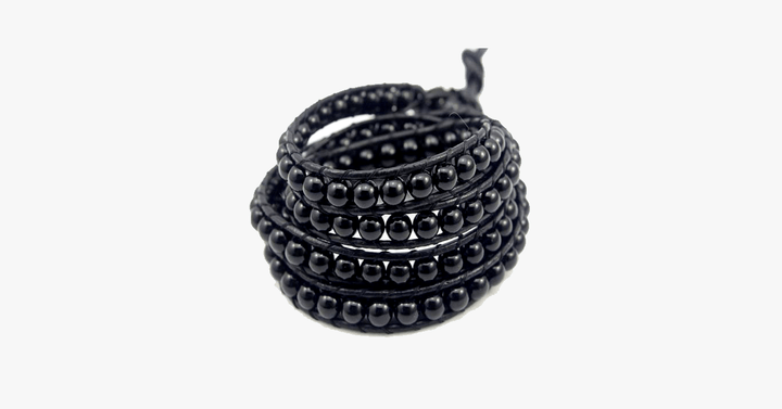 Lisslune | Black on black pearl bracelet