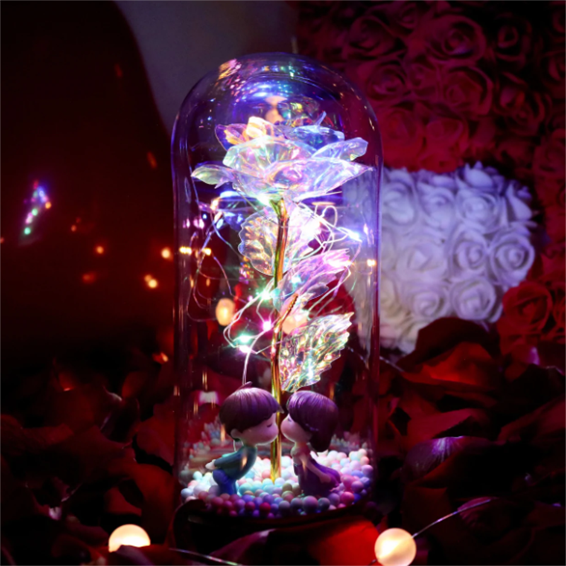 Lisslune | Sparkling rose ornaments enchant romantically