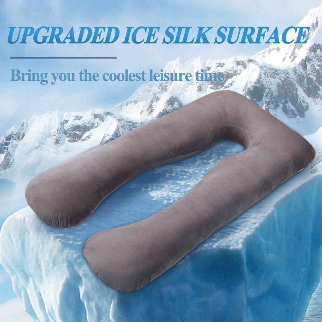 Lisslune | KoelComfort | U-shaped pregnancy pillow | Comfortable and cooling