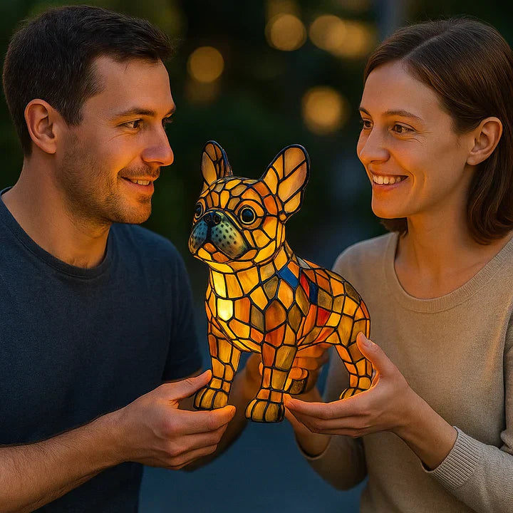 Lisslune | Lumidog Handmade Glowing Dog Lamp – Ambient Lighting and Gift