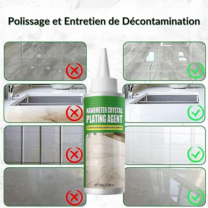 Lisslune | Marble cleaner - protection and nanocrystalline shine
