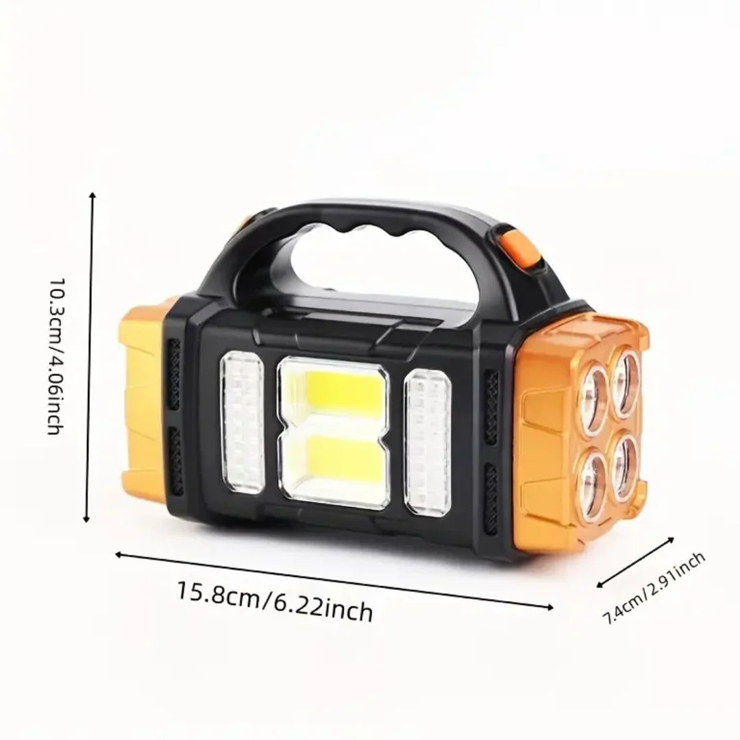 Lisslune | 3-in-1 emergency flashlight with USB charging and carrying handle