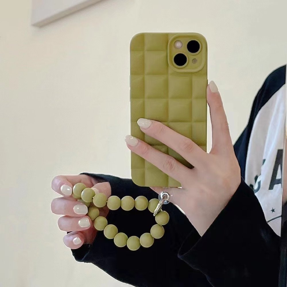 Lisslune | Frosted Pearl Bracelet Case for iPhone