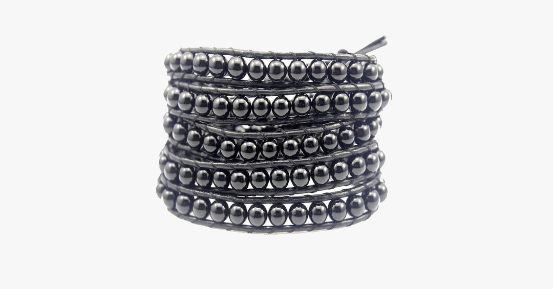 Lisslune | Black on black pearl bracelet