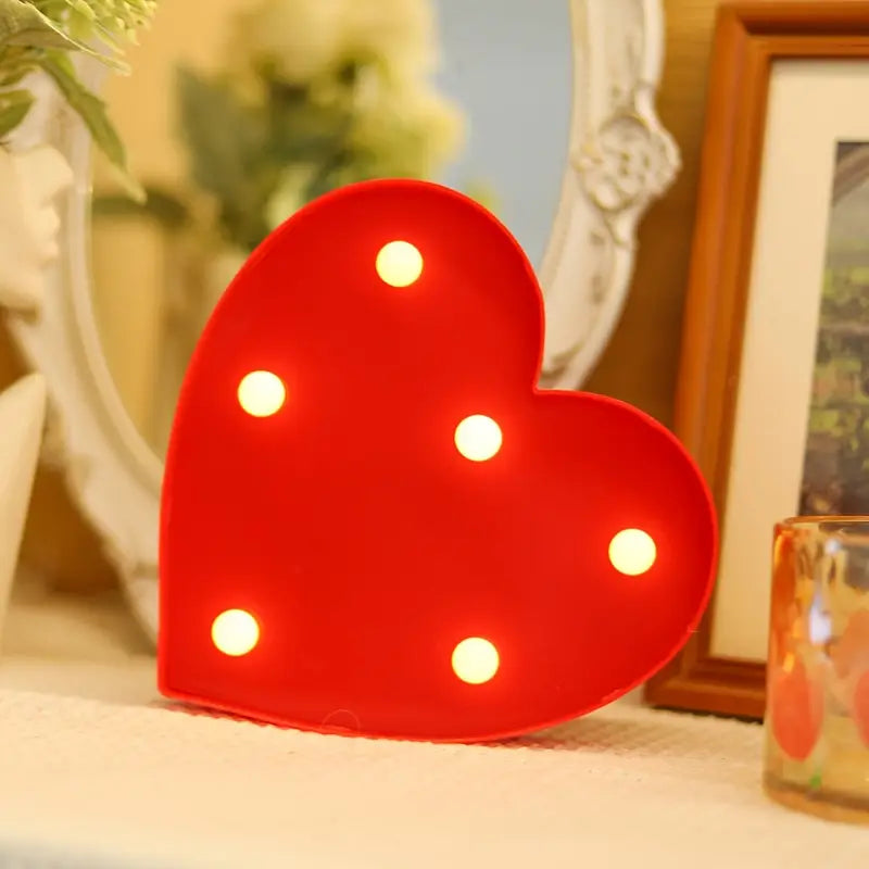 Lisslune | LED letters, numbers, and symbols – luminous decoration with warm white light for parties and living spaces