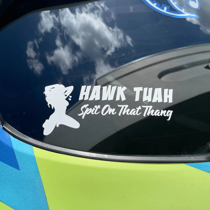 Lisslune | Hawk Tuah Sticker | Spit on this thing car