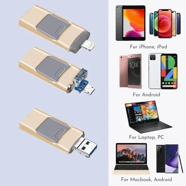 Lisslune | 4 in 1 high-speed USB flash drive