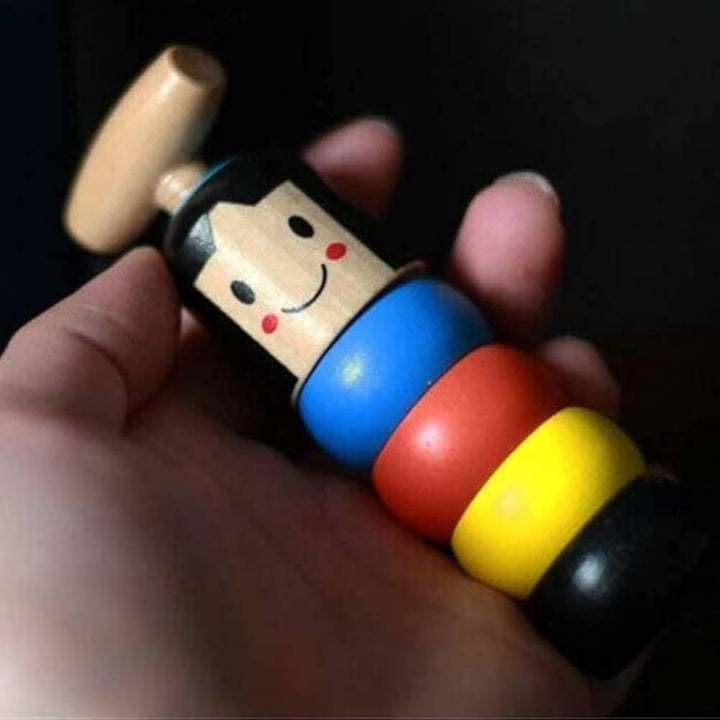 Lisslune | Magical Wooden Toy – The Doll That Keeps Getting Back Up!