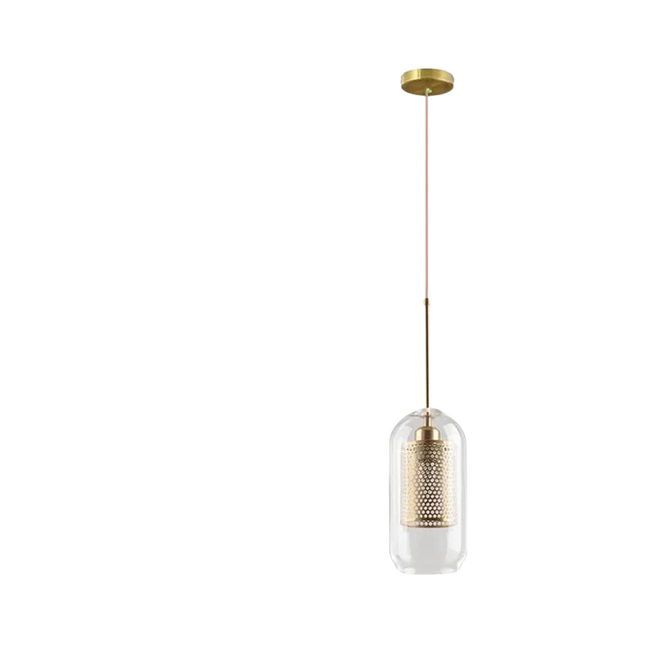 Lisslune | UrbanBeam – Stylish Iron and Glass Hanging Light