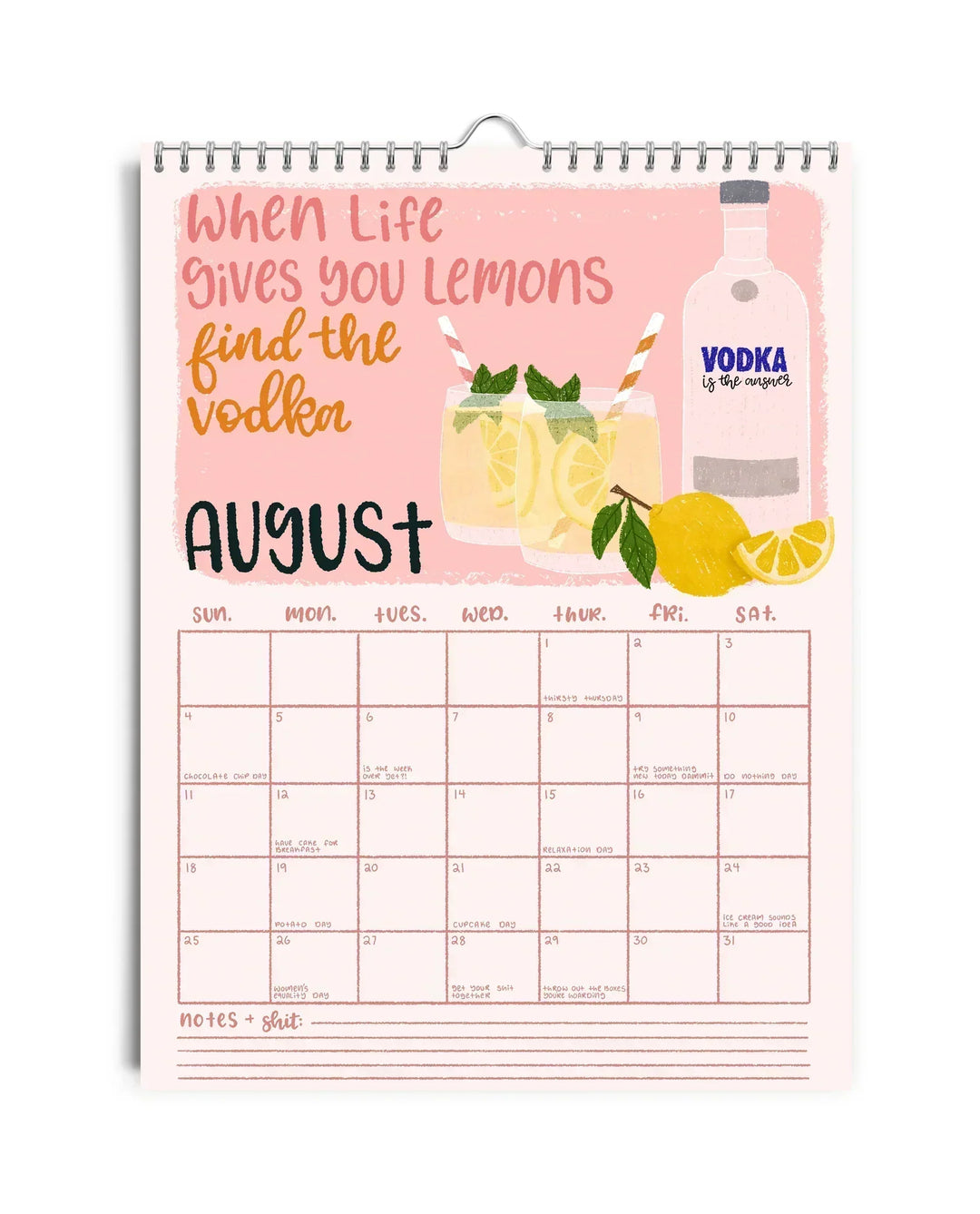 Lisslune | CALENDAR FOR 2025 – DAMN IT AGAIN
