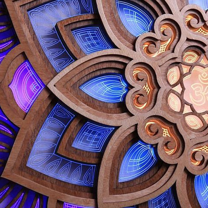 Lisslune | Mandala Yoga Room Night Light LED