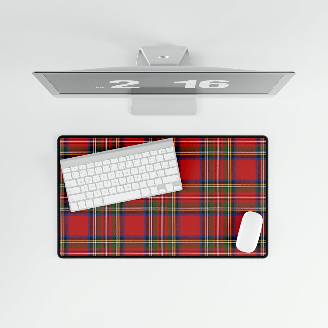 Lisslune | Impressive Scottish tartan pattern desk pad for stylish organization