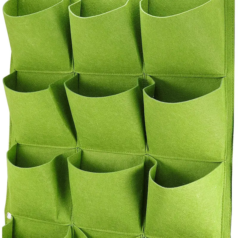 Lisslune | Felt Plant Bag for Vertical Wall Mounting – Three-dimensional, Non-woven Plant Bag