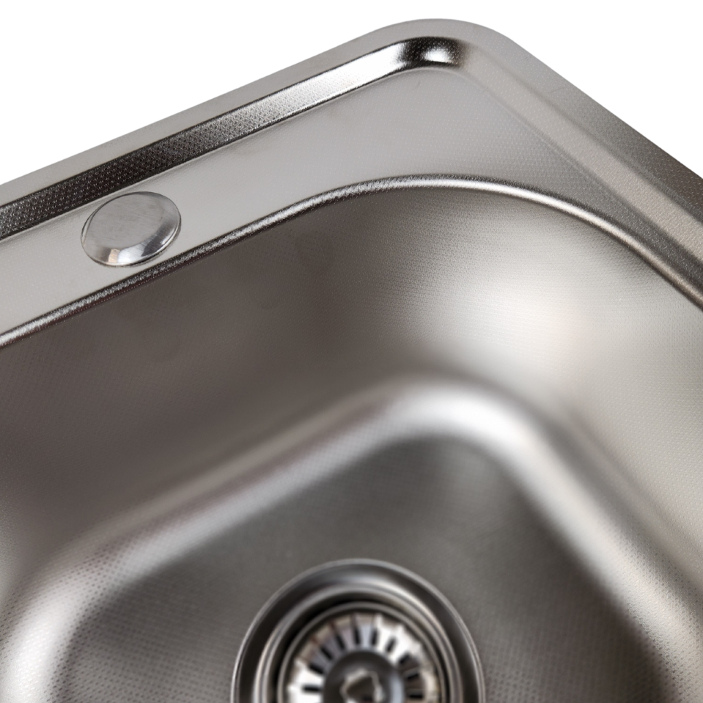 Lisslune | Single bowl kitchen sink Micro Len 38x38 - siphon