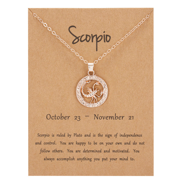 Lisslune | Constellation Rose Gold Animal Necklace