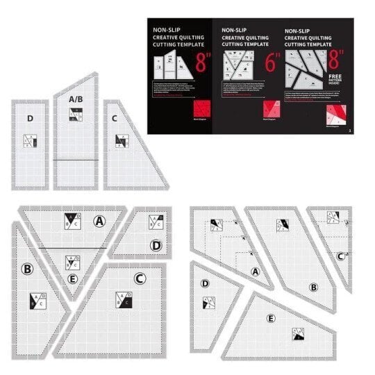 Lisslune | Creative Quilting Cutting Template