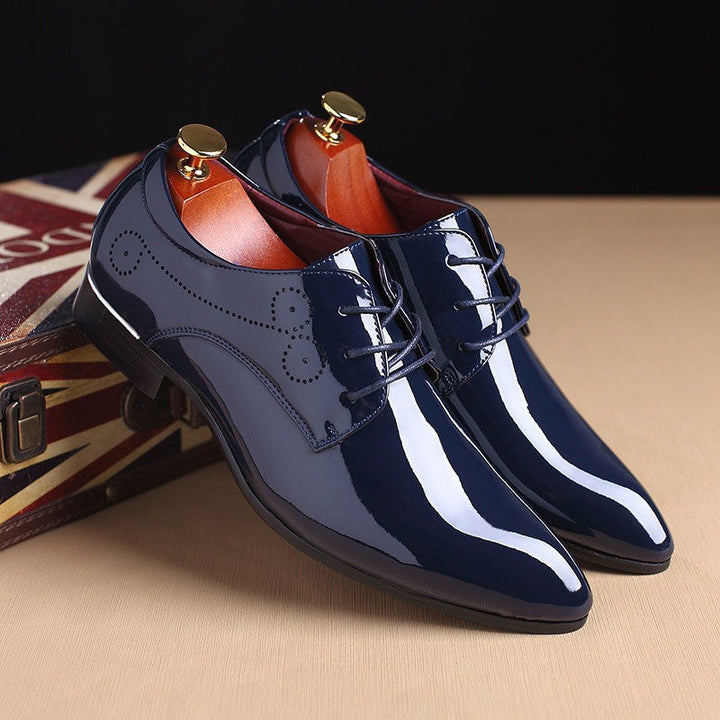 Lisslune | Men's Leather Shoes Men's Business Casual Evening Shoes