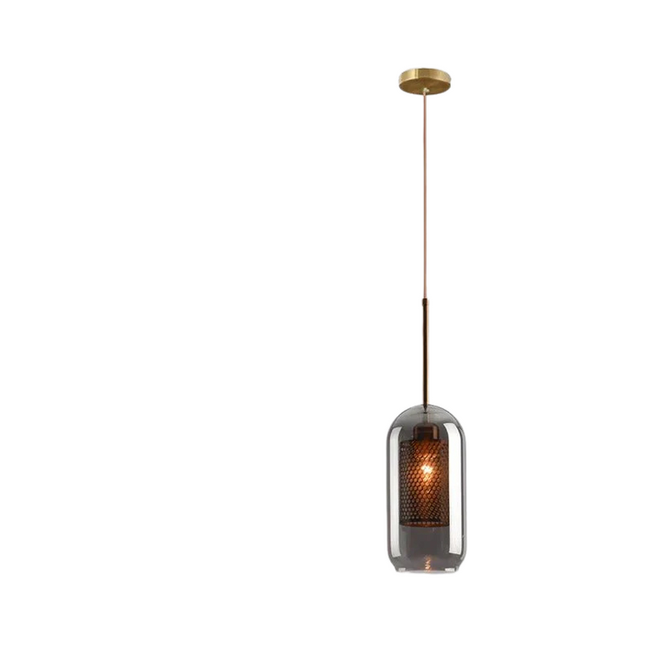 Lisslune | UrbanBeam – Stylish Iron and Glass Hanging Light