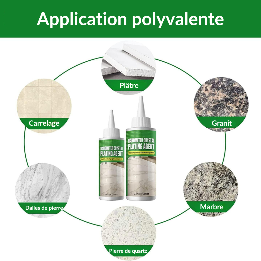 Lisslune | Marble cleaner - protection and nanocrystalline shine