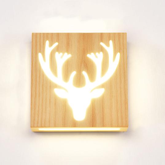 Lisslune | Wall lamp - WoodGlow - Elegant LED - Essence of life indoors outdoors