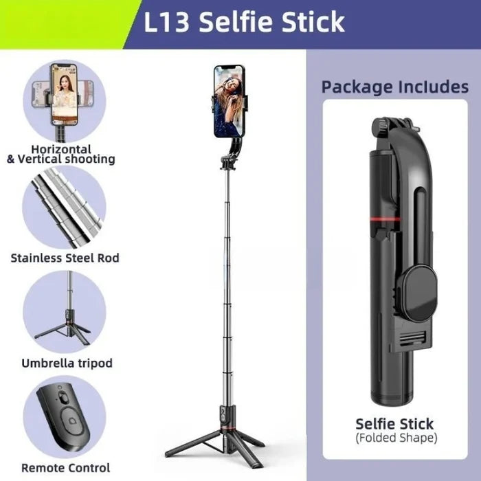 Lisslune | Foldable Selfie Stick Tripod