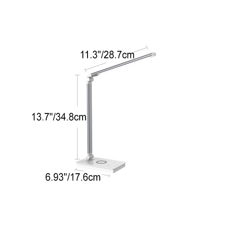 Lisslune | Minimalistic Intelligent Square Bar Collapsible USB LED Desk Lamp