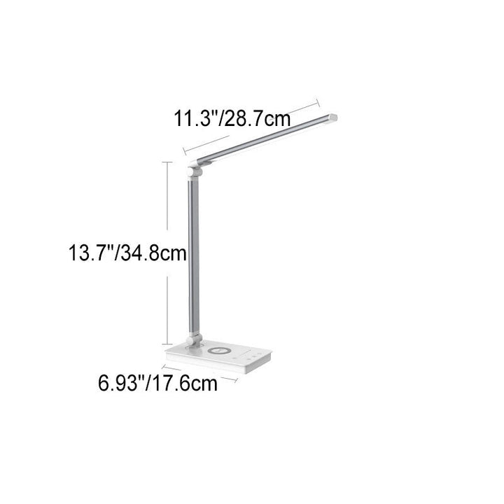 Lisslune | Minimalistic Intelligent Square Bar Collapsible USB LED Desk Lamp